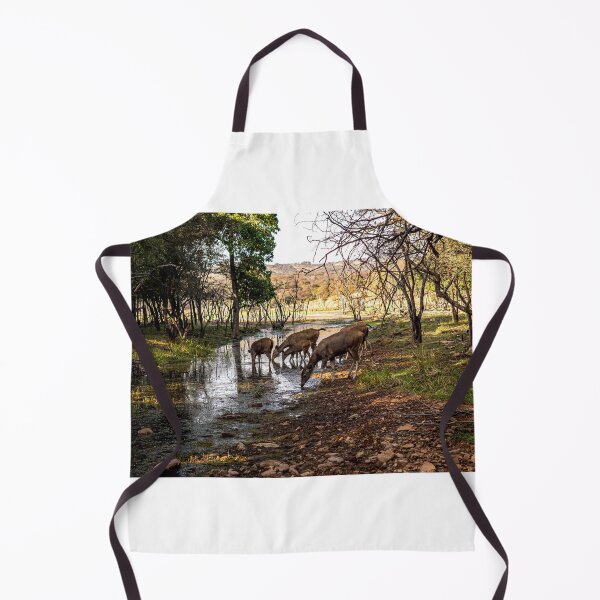 Item preview, Sambar deer at a waterhole designed and sold by Pravine Chester.