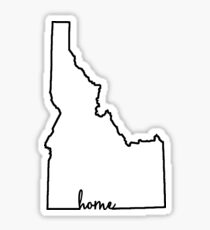 Idaho Home Outline Sticker