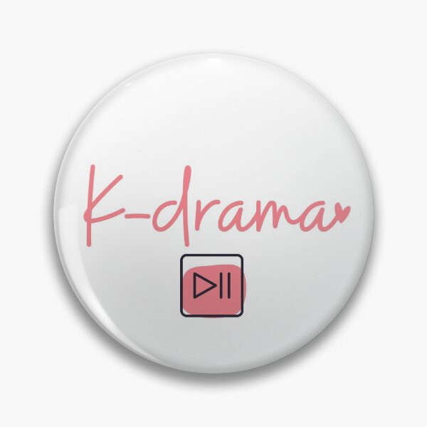 Item preview, K-drama Love Play/Pause Button - Funny Gift for KDrama Addicts designed and sold by OOCA.