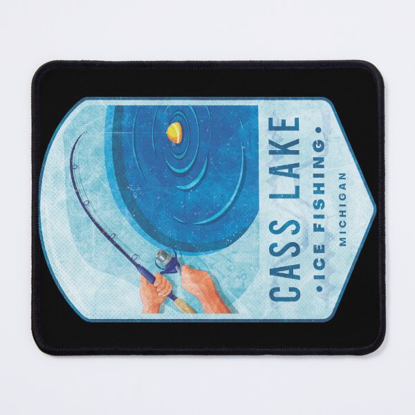 Item preview, Cass Lake Ice Fishing Michigan designed and sold by JordanHolmes.