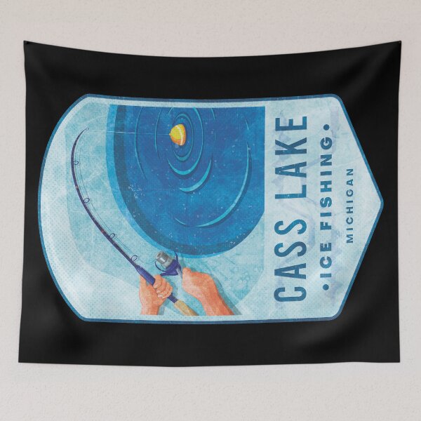 Item preview, Cass Lake Ice Fishing Michigan designed and sold by JordanHolmes.