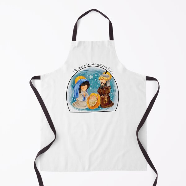 Item preview, Oh come let us adore him nativity watercolor design designed and sold by adriana-holmes.