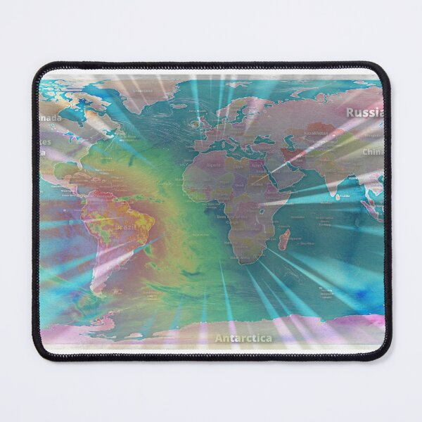 Item preview, World Map (Colorful Rendering) designed and sold by rgbguy.