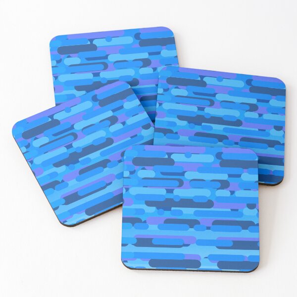 Item preview, Blue Line Paint Pattern designed and sold by LMoonDesigns.