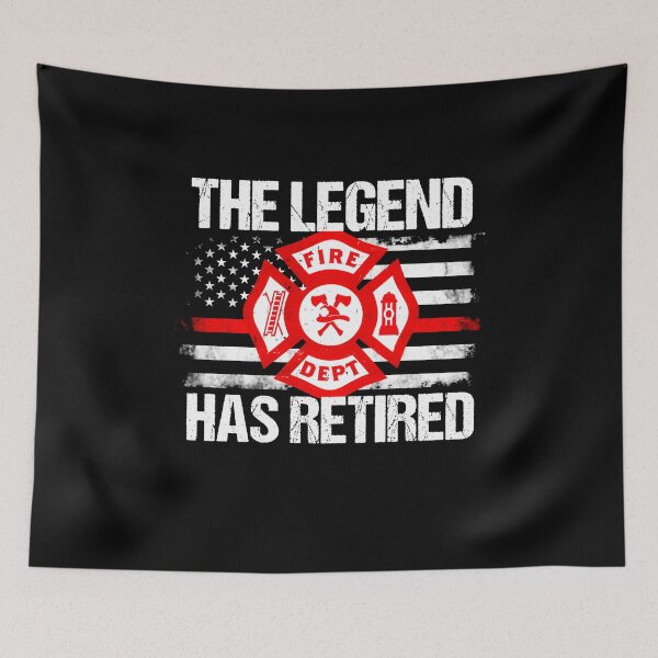 Item preview, Pride Work The Legend Has Retired Firefighter Retirement Party Gift Long Sleeve designed and sold by UTVankdesign.