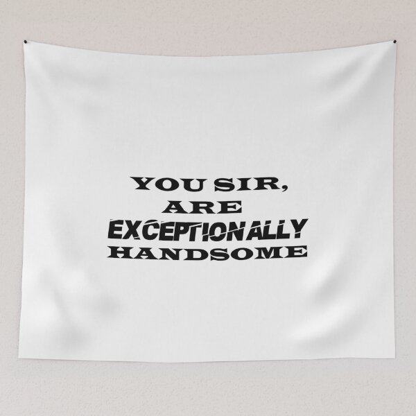 Item preview, You Sir, Are Exceptionally Handsome designed and sold by aliaiffa.
