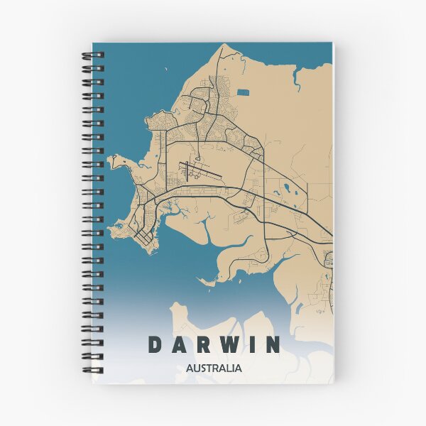 Item preview, Darwin map of Australia designed and sold by PostersProf1.