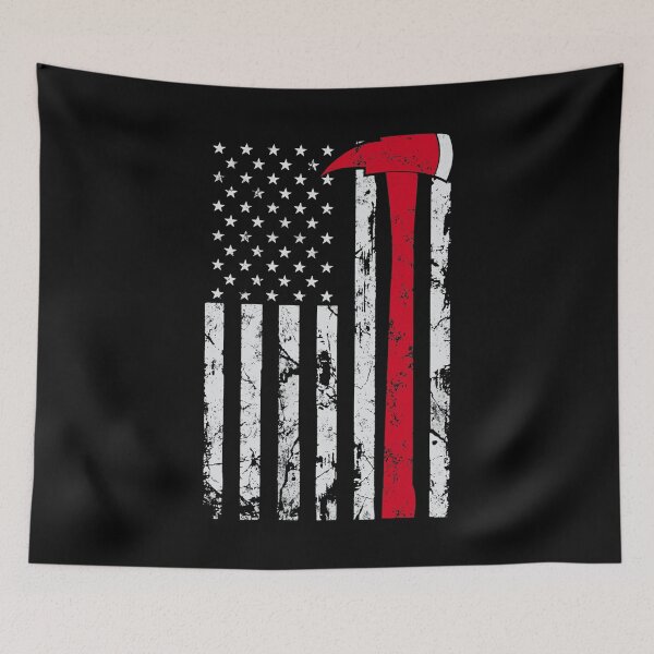 Item preview, Pride Work Thin red line Axe American flag Patriot Firefighter gift designed and sold by UTVankdesign.
