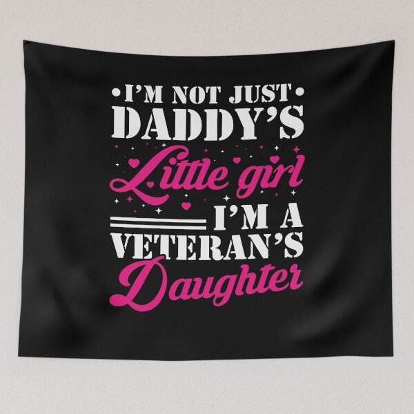 Item preview, Daddys Little Girl Veteran Dad Veterans Day Gift Shirt - Veteran daughter Shirt - Daughter Protected By Veteran, Us Army Military Veteran designed and sold by aymob.