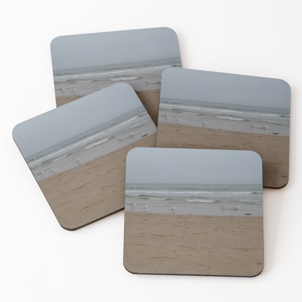 Item preview, Sandy Beach Landscape with Seagulls designed and sold by PegasusDesigns.