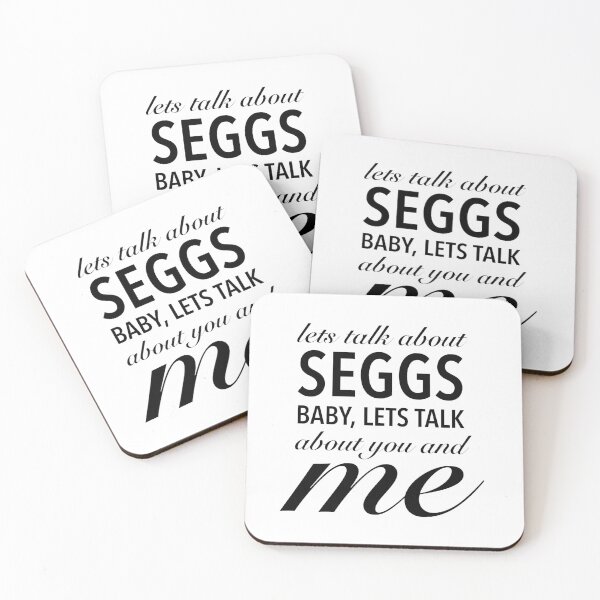 Item preview, Lets Talk About Seggs Baby, Lets Talk About You And Me - Cute Seggs Quote designed and sold by Delandor.