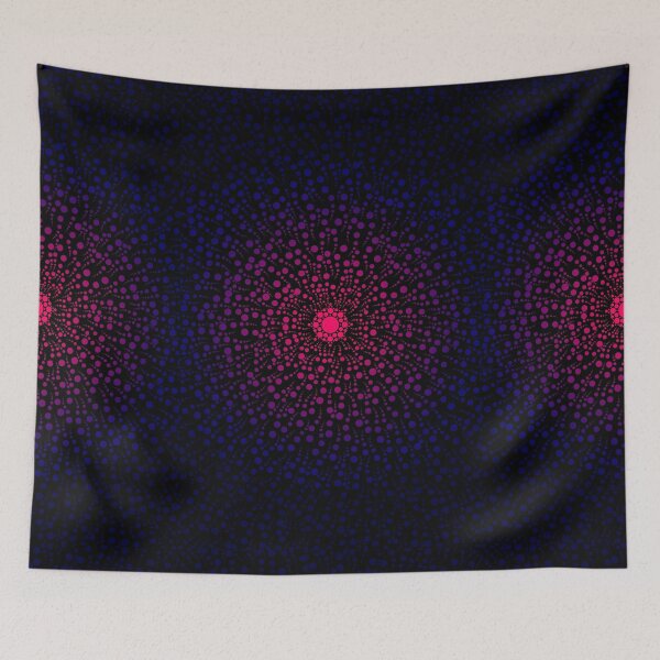Artikelvorschau, Reenadesigns - Star Burst - lila und blau entworfen und verkauft von Reena  Slockee.