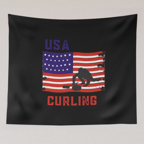 Item preview, USA Curling designed and sold by Davestre Designs.