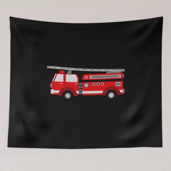 Item preview, Pride Work Toy Firetruck Red Grey and Black Perfect for Fireman Kids designed and sold by UTVankdesign.