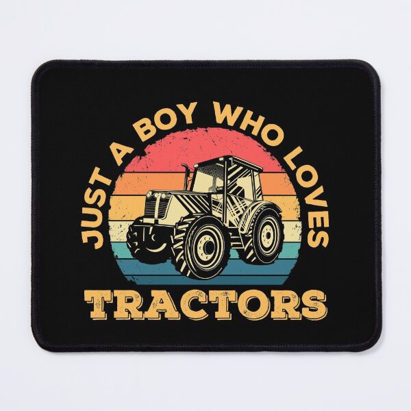 Item preview, Just A Boy Who Loves Tractors - Funny Kids Retro Farm Lovers designed and sold by ohmier.