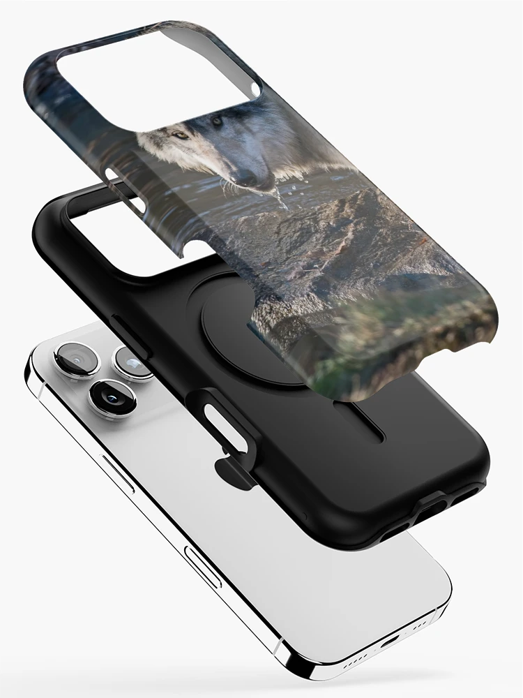 Thumbnail 2 of 4, iPhone Case, Timber Wolf designed and sold by WolvesOnly.