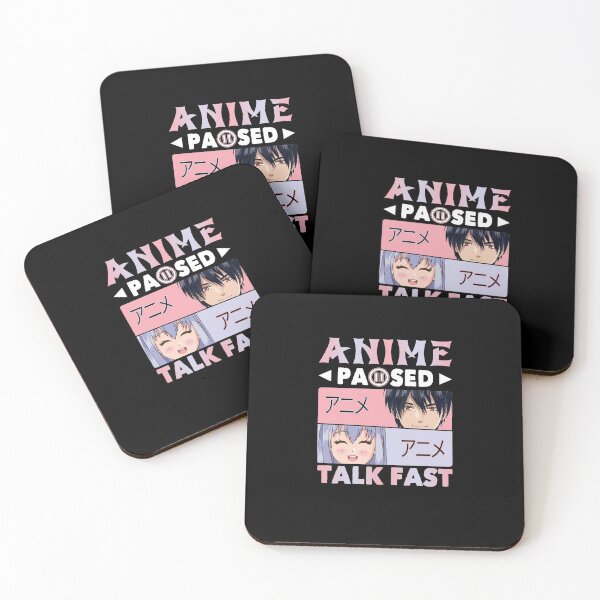 Item preview, Anime Paused Talk Fast - Funny Anime designed and sold by 1Designology1.