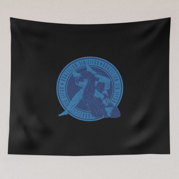 Item preview, Blue Brazilian Jiu Jitsu, BJJ, Jiu-jitsu Fighting design for fans designed and sold by Click-Like.