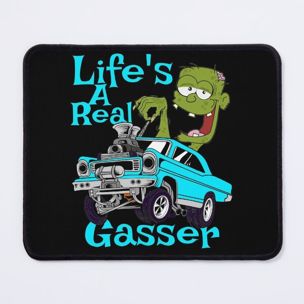 Item preview, Hot Rod Gasser Cartoon Outlaw Drag Racing Blown Street Car designed and sold by CharJens.