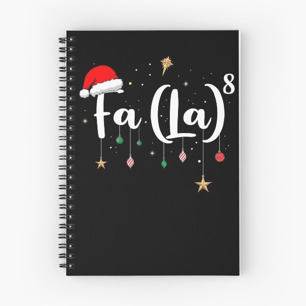 Item preview, Funny Christmas Santa FA (LA)8 Christmas Carol Fa La Math designed and sold by Leslie Smith.