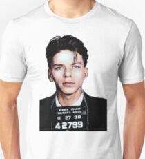 Frank Sinatra Mugshot Colorized Unisex T-Shirt