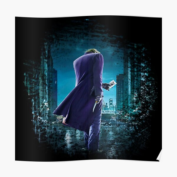 "joker " Poster for Sale by vrvector Redbubble