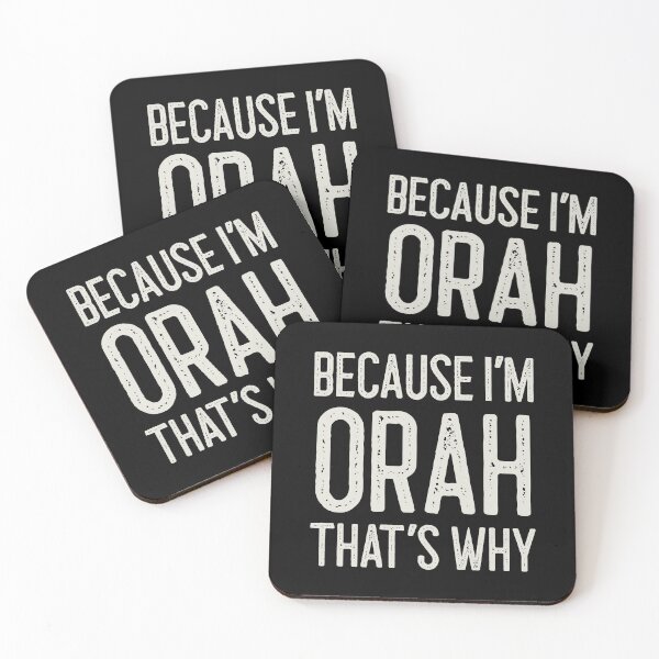 Item preview, Because I’m Orah That’s Why Funny Personalized Name designed and sold by MariosNydras.