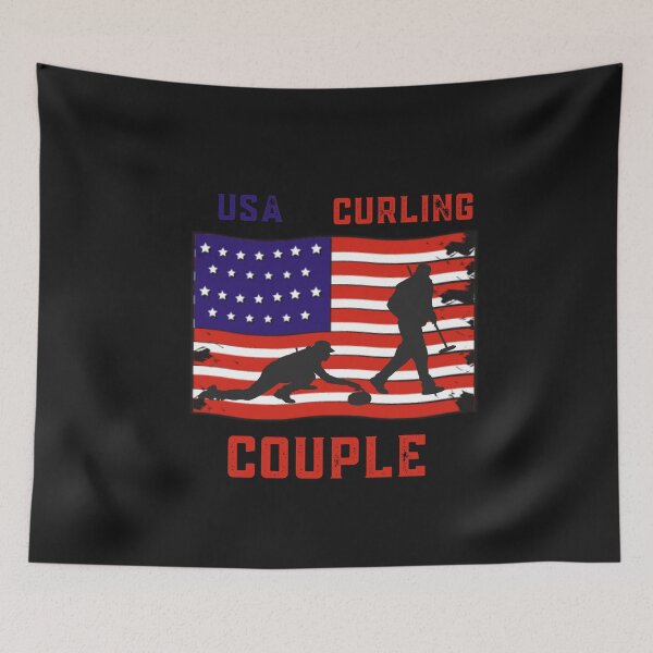 Item preview, USA Curling  designed and sold by Davestre Designs.