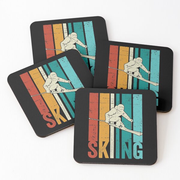 Item preview, Retro Sunset Snowfall Skiing Shirt | Winter Extreme Sports designed and sold by thecooltable.