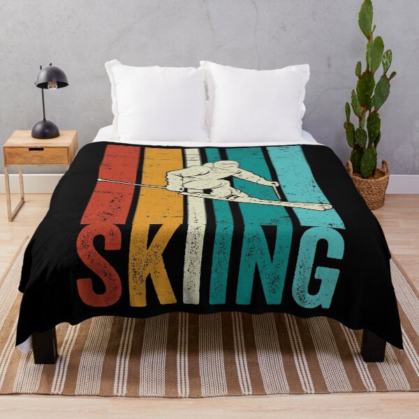 Item preview, Retro Sunset Snowfall Skiing Shirt | Winter Extreme Sports designed and sold by thecooltable.