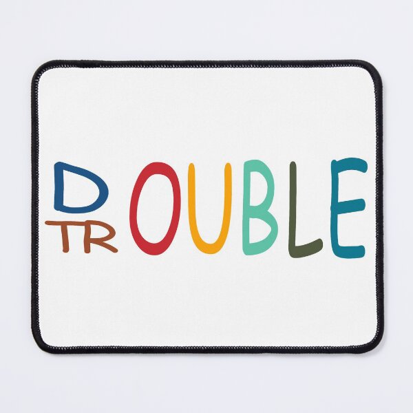 Item preview, Double trouble | 2023 | text designed and sold by aloresarts.