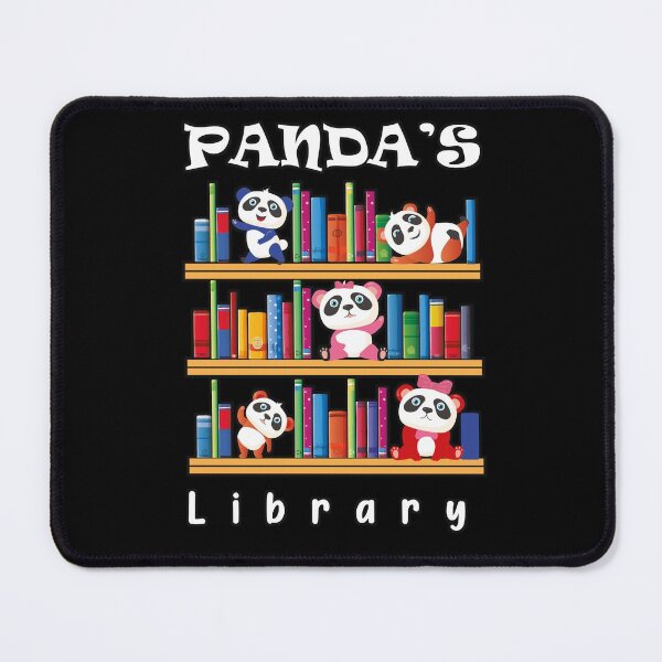 Item preview, Panda's library shirt designed and sold by Ayoublab.