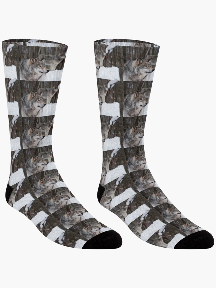 Thumbnail 3 of 5, Socks, Timber Wolves designed and sold by WolvesOnly.