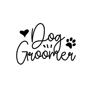 Vorschaubild zum Design Cute Cursive Dog Groomer von Ripper19