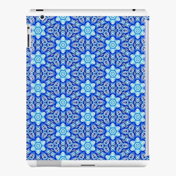 Watercolour Hand Painted Floral in Blue - Pattern 374 iPad Snap Case