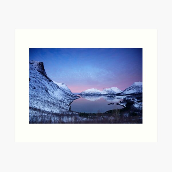 Bergsfjorden, Ile de Senja Impression artistique