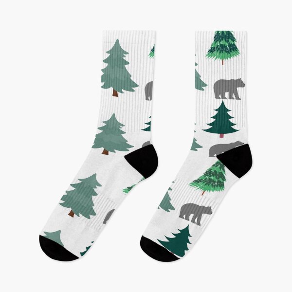 Item preview, Christmas Trees and Bears designed and sold by VibingtoNature.