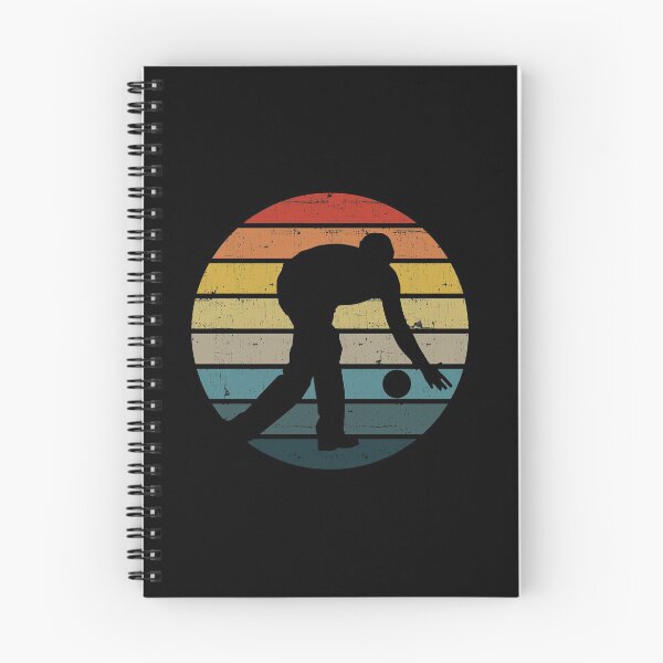Item preview, Bowling Silhouette On A Distressed Retro Sunset product designed and sold by theodoros20.