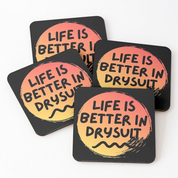 Item preview, Life Is Better In Drysuit designed and sold by StudioAquaLumos.