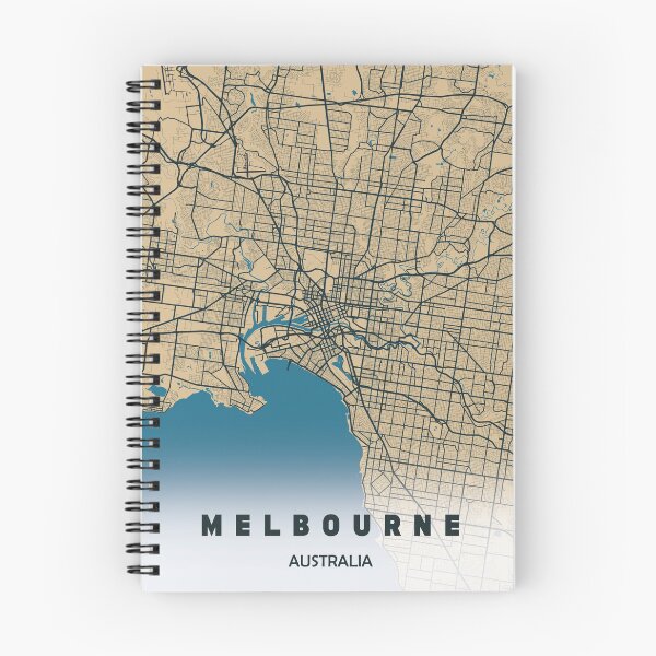 Item preview, Melbourne, Australia mapa designed and sold by PostersProf1.