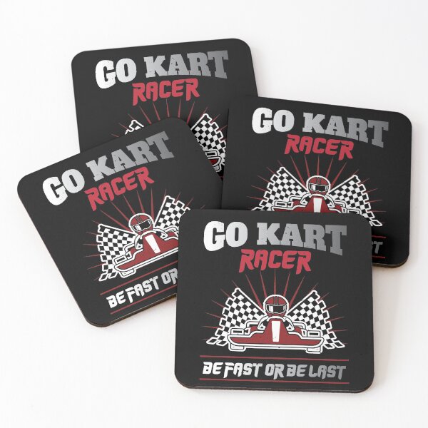 Item preview, GoKart racing driver Be Fast gift racing kart racing designed and sold by Lenny Stahl.
