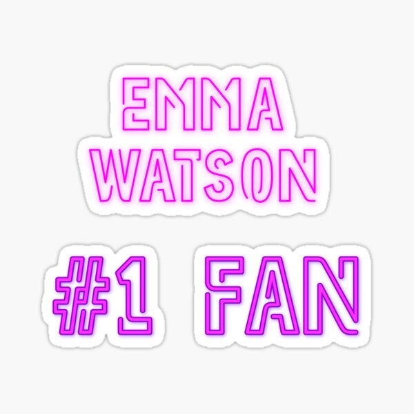 Artikel-Vorschau von Emma Watson #1-Fan, designt und verkauft von 2Girls1Shirt.