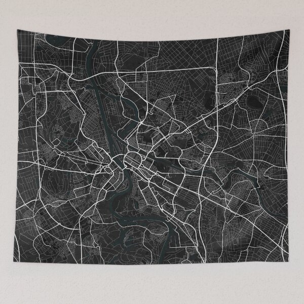 Item preview, Mannheim City Map of Germany - Dark designed and sold by deMAP.