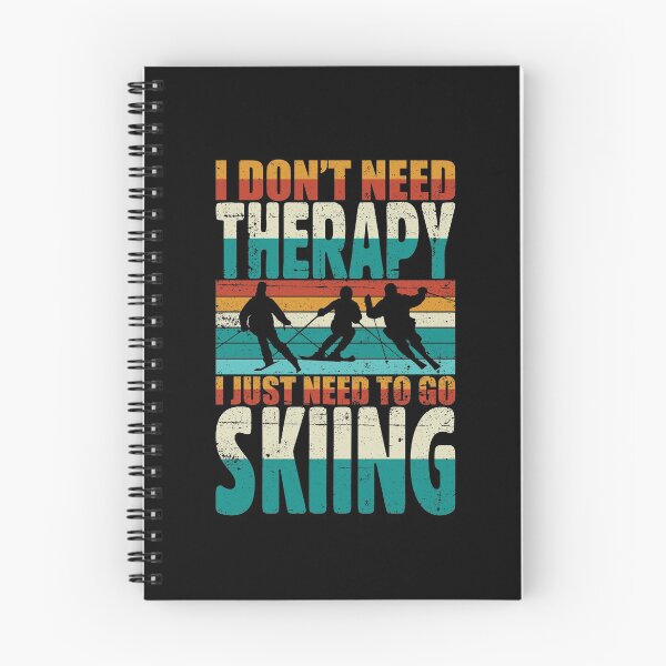 Item preview, Retro Style I Just Need To Go Skiing | Funny Winter Extreme Sports Skiing Quote designed and sold by thecooltable.