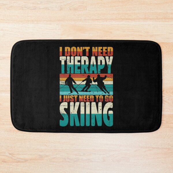 Item preview, Retro Style I Just Need To Go Skiing | Funny Winter Extreme Sports Skiing Quote designed and sold by thecooltable.