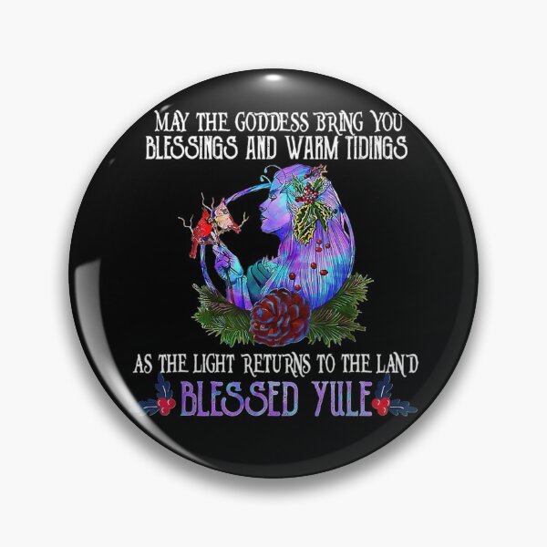 Item preview, Merry Yule Winter Solstice Holly Pentagram Navidad designed and sold by Adam Alomari.