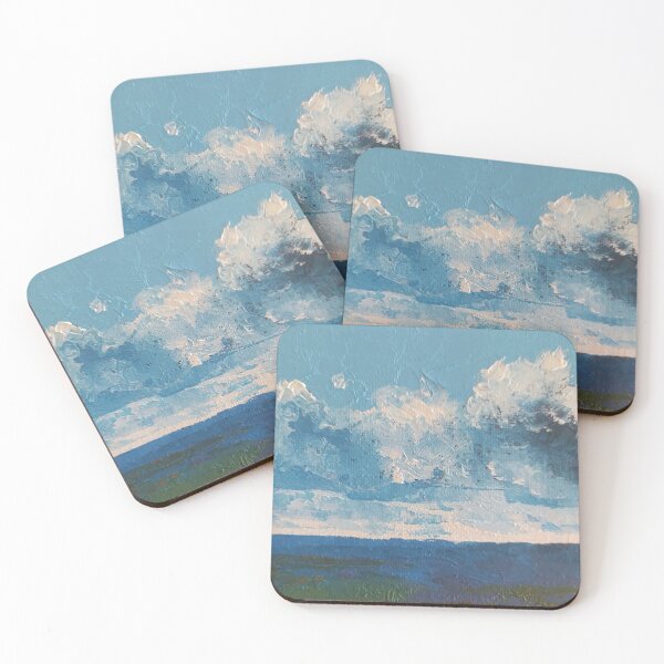 Item preview, seascape with clouds designed and sold by massibounce.