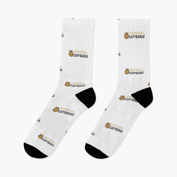 Item preview, introverted but willing to discuss capybaras, funny capybara, cute hamster  designed and sold by oufa.