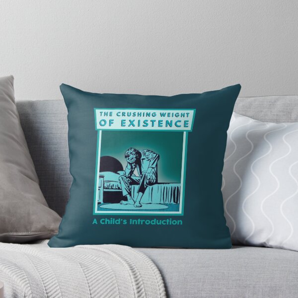Item preview, The Crushing Weight of Existence - Funny Book Design designed and sold by BaconPancakes21.