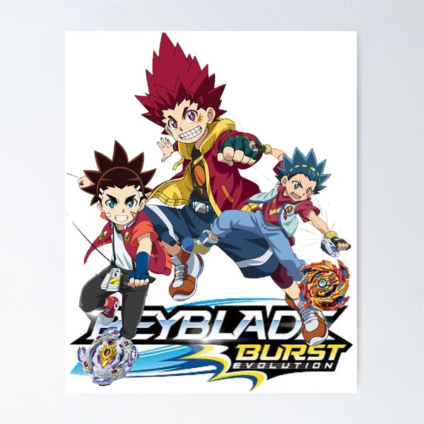Beyblade Burst Evolution Poster for Sale by Magdalineshop